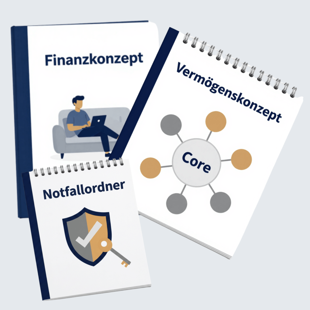 Finanzkonzept Notfallordner